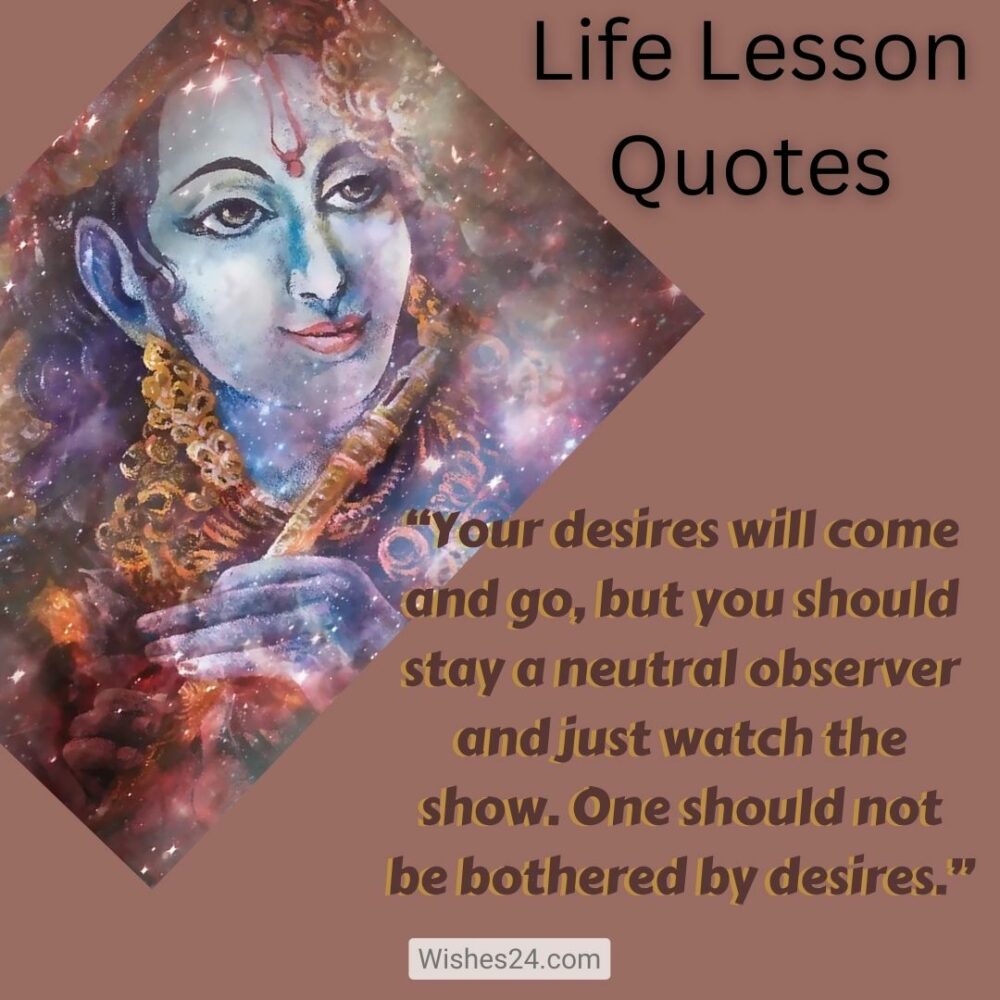 Life Lesson Quotes From Bhagavad Gita In English Hindi